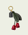 rose bude perfume oilbag charm key chain