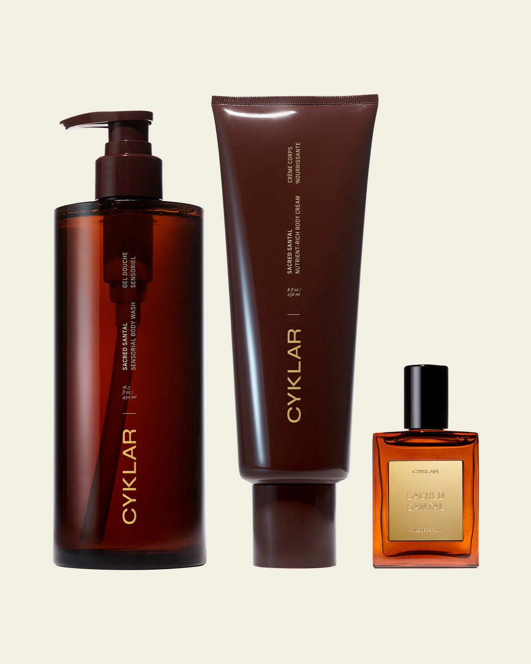 Sacred Santal Body Care Essentials Set – CYKLAR