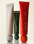crescent urea hand cream, rose bud urea hand cream, and bergamont hand cream
