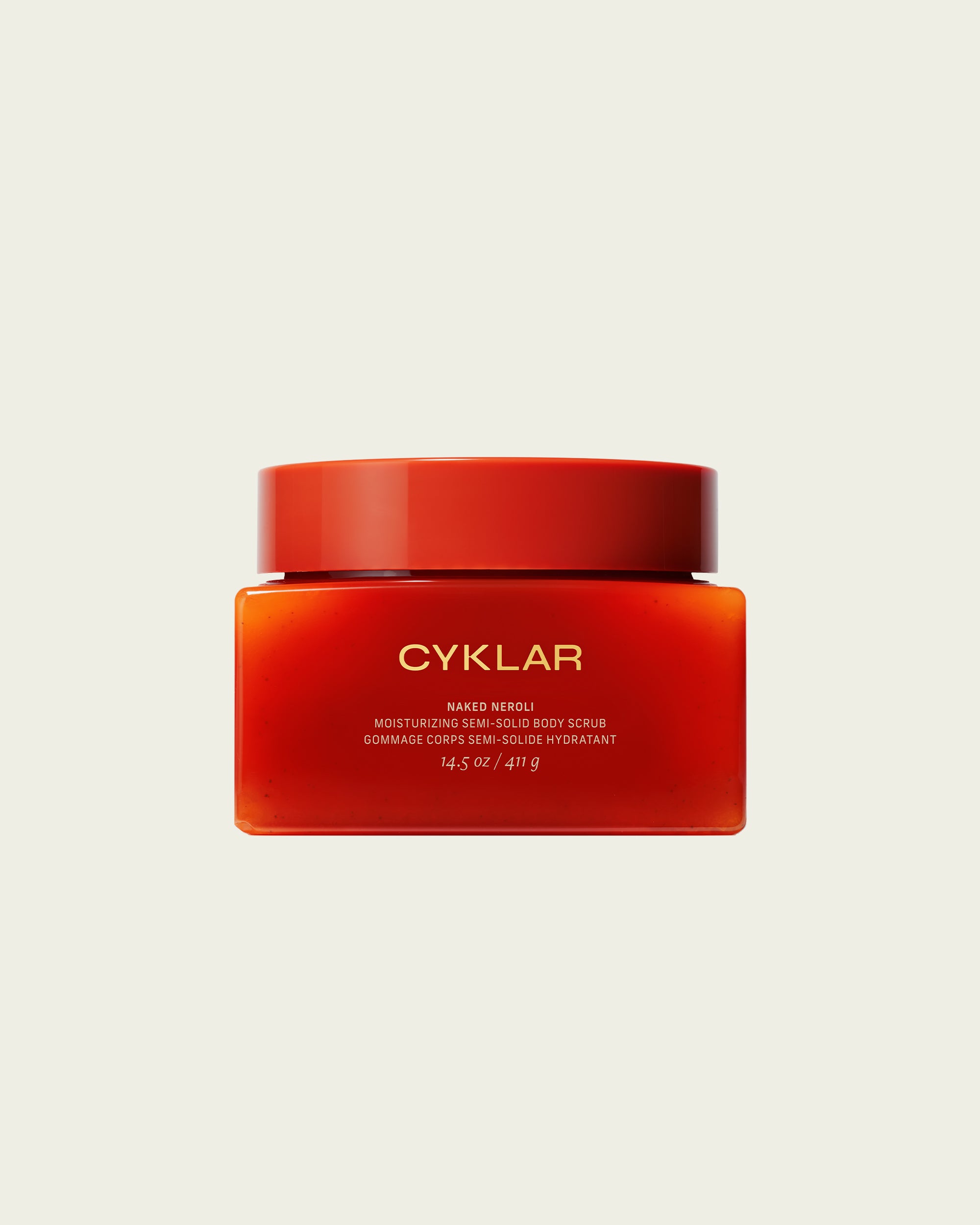 naked neroli moisturizing semi-solid body scrub