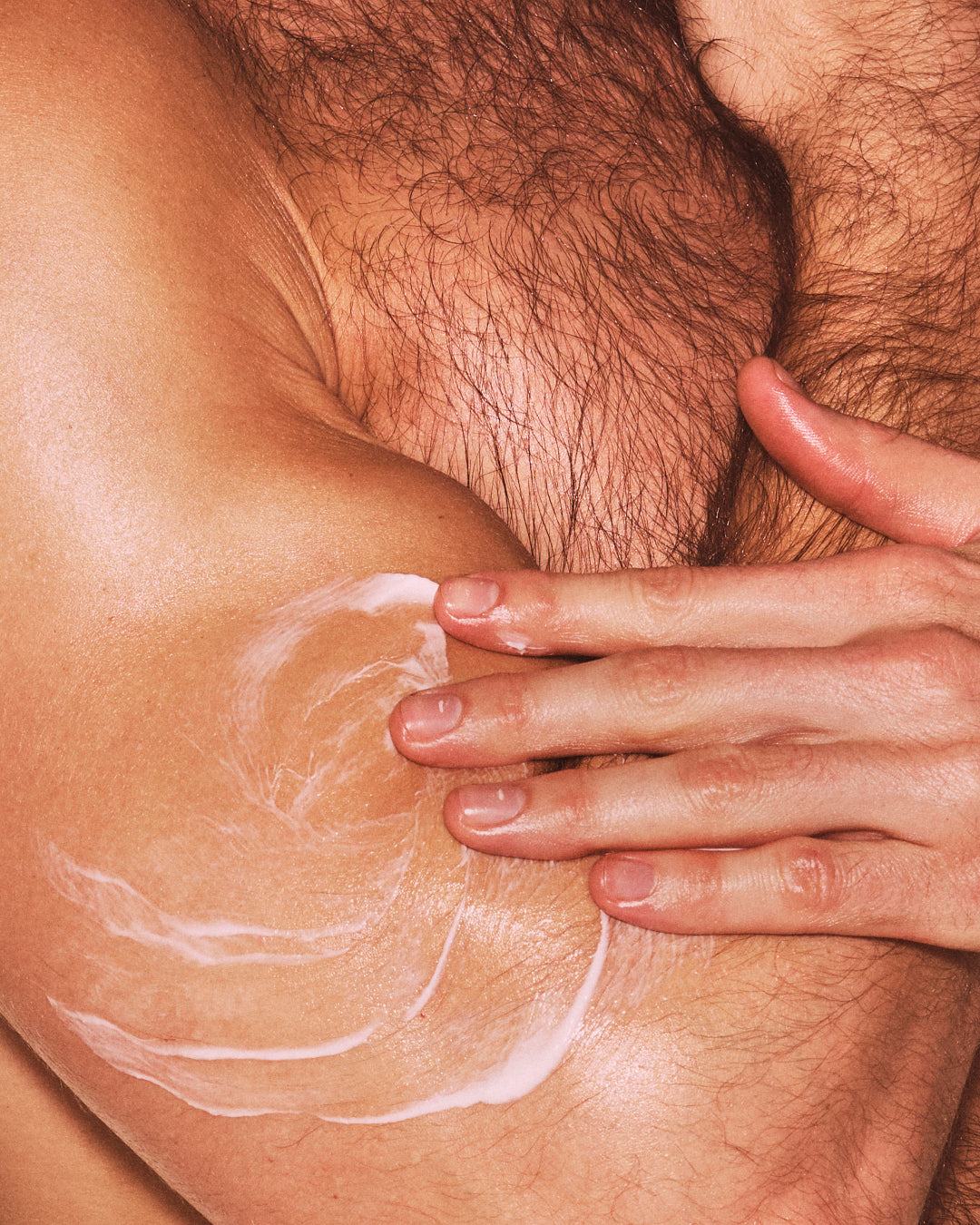 rose bud body cream on skin