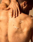 body scrub on skin