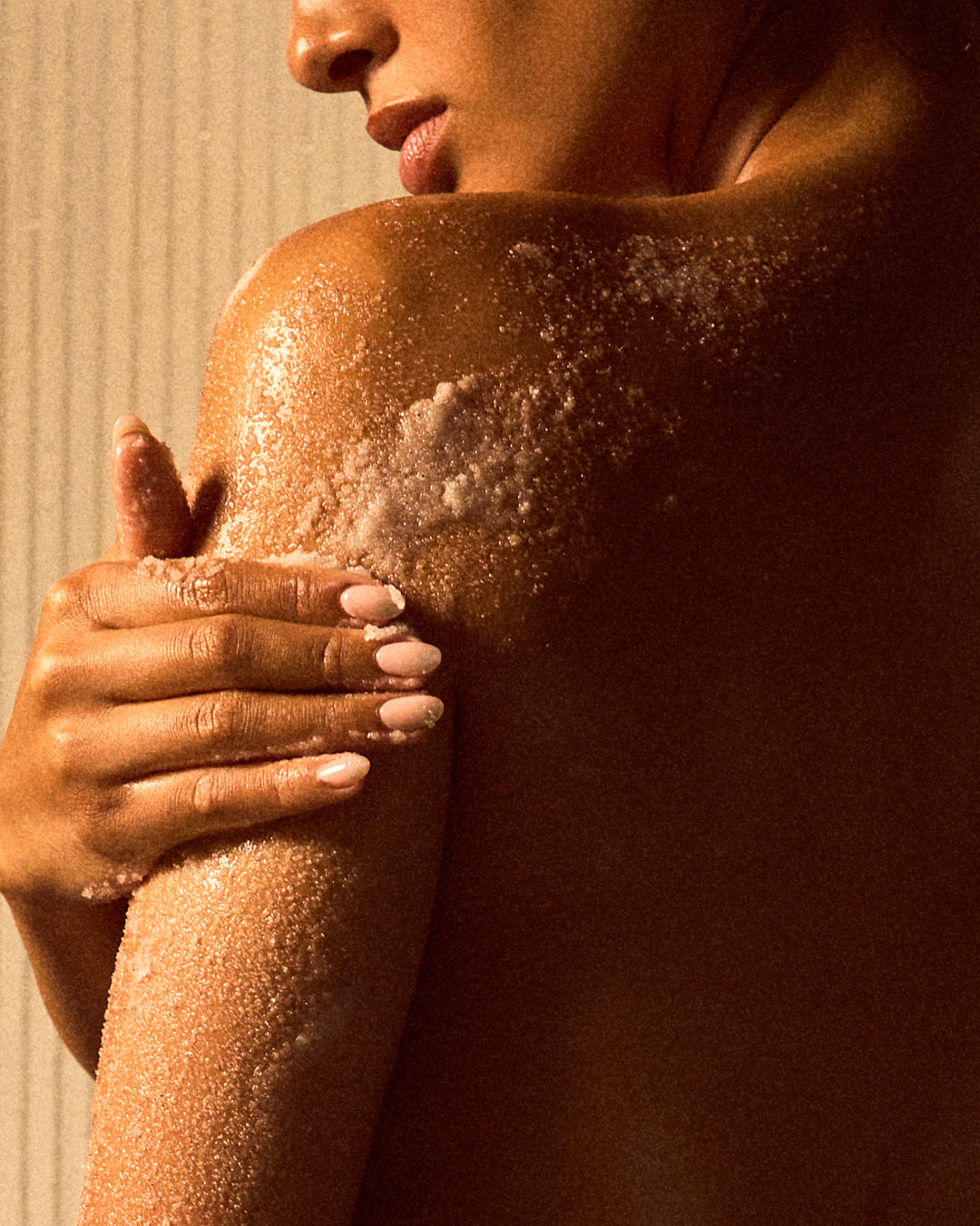 sacred santal body scrub