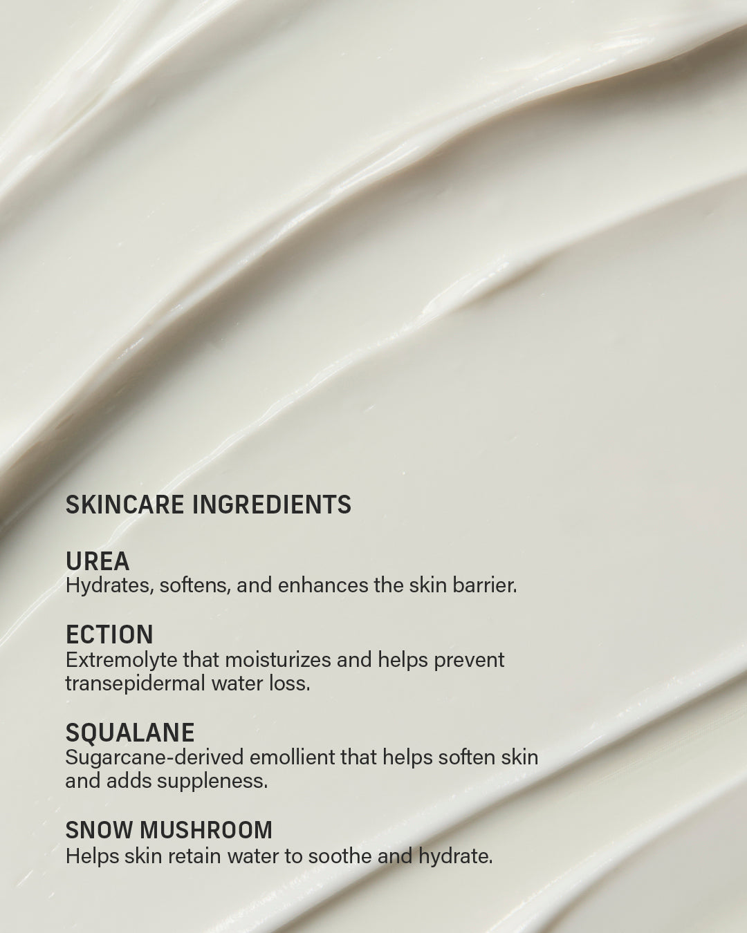 urea hand cream ingredients