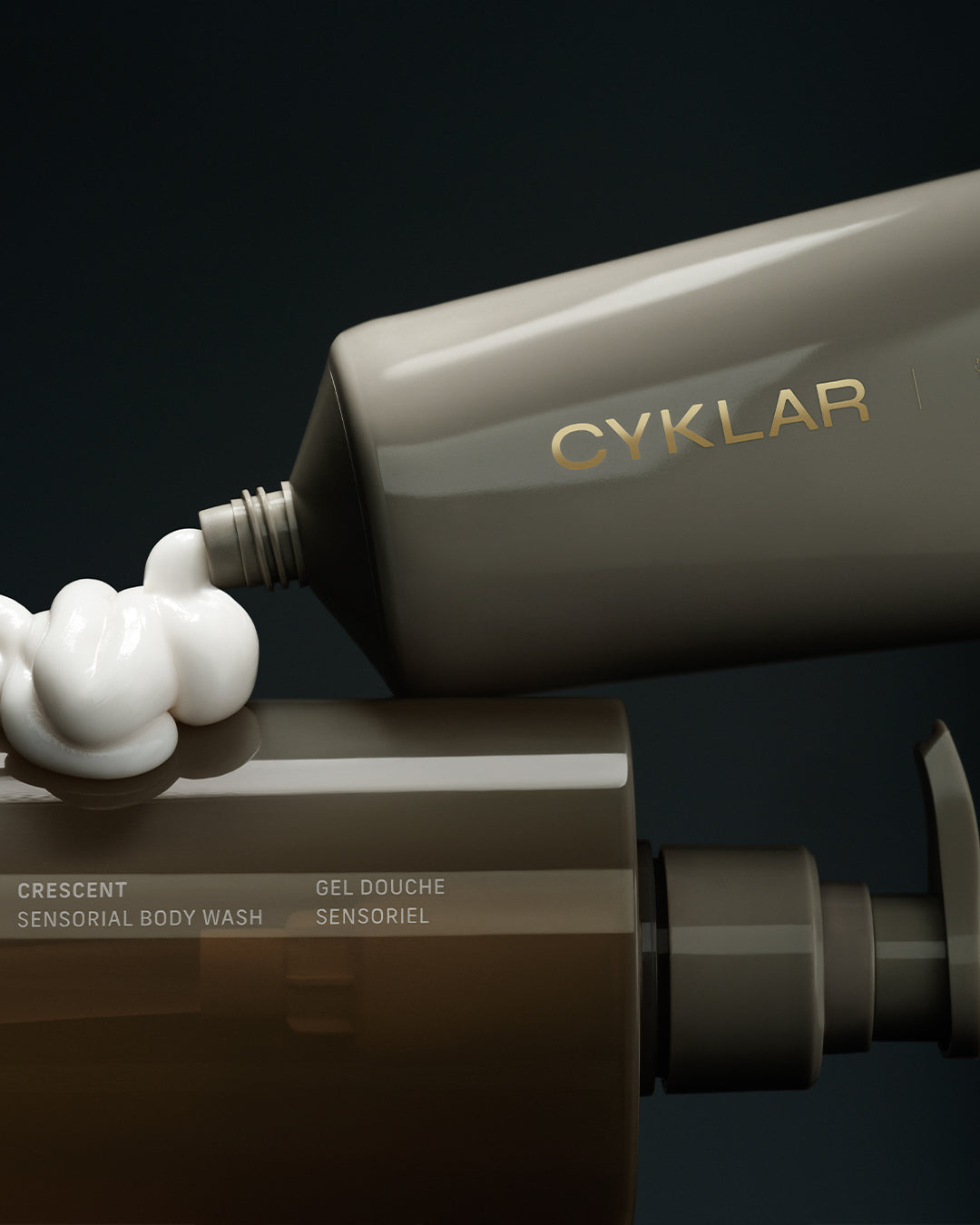 crescent body wash and body cream