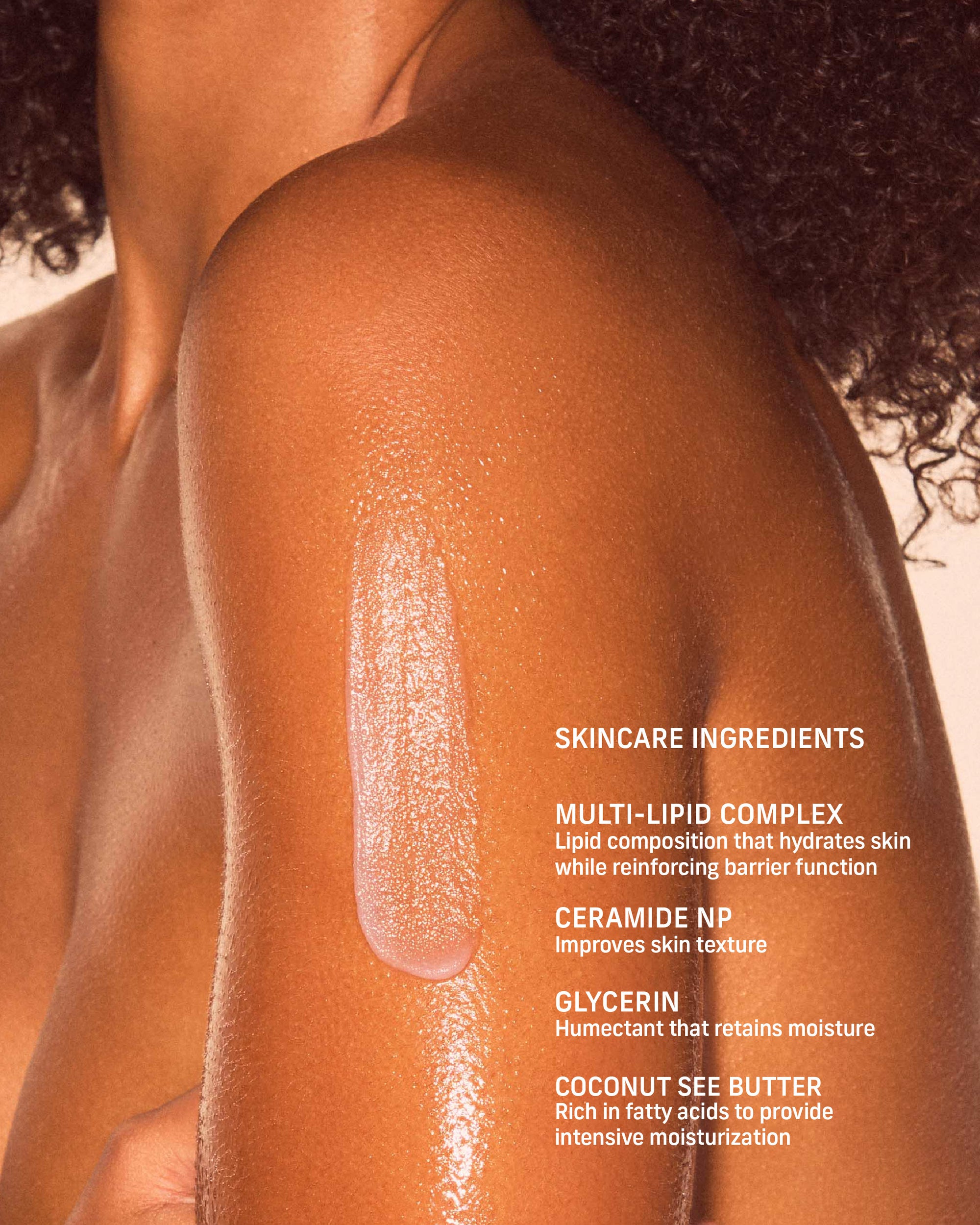 In-Shower Body Oil Balm Ingredients