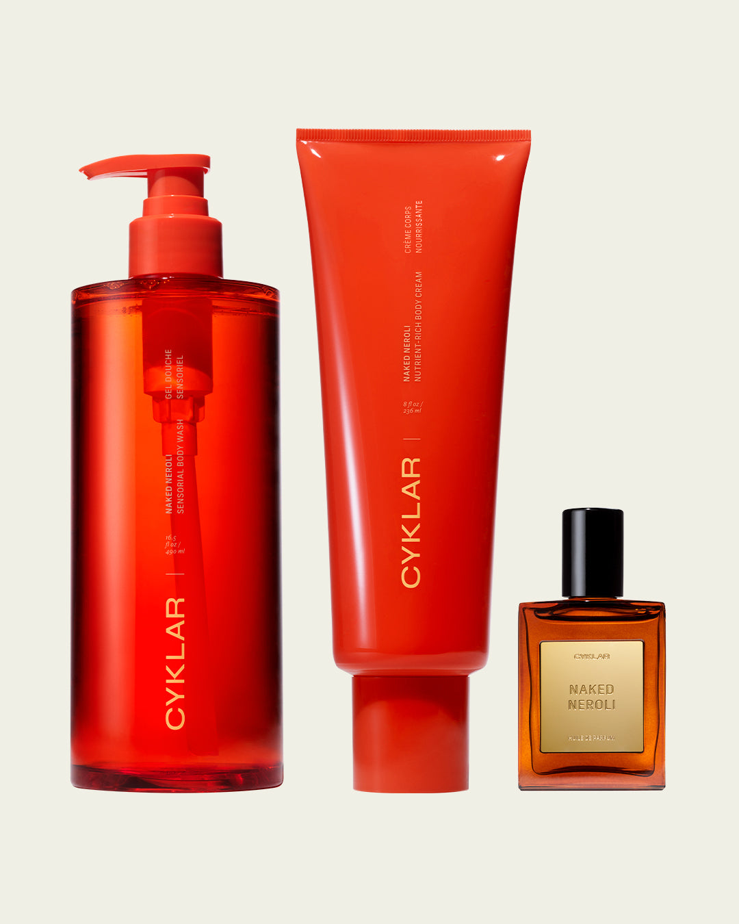 naked neroli body care set
